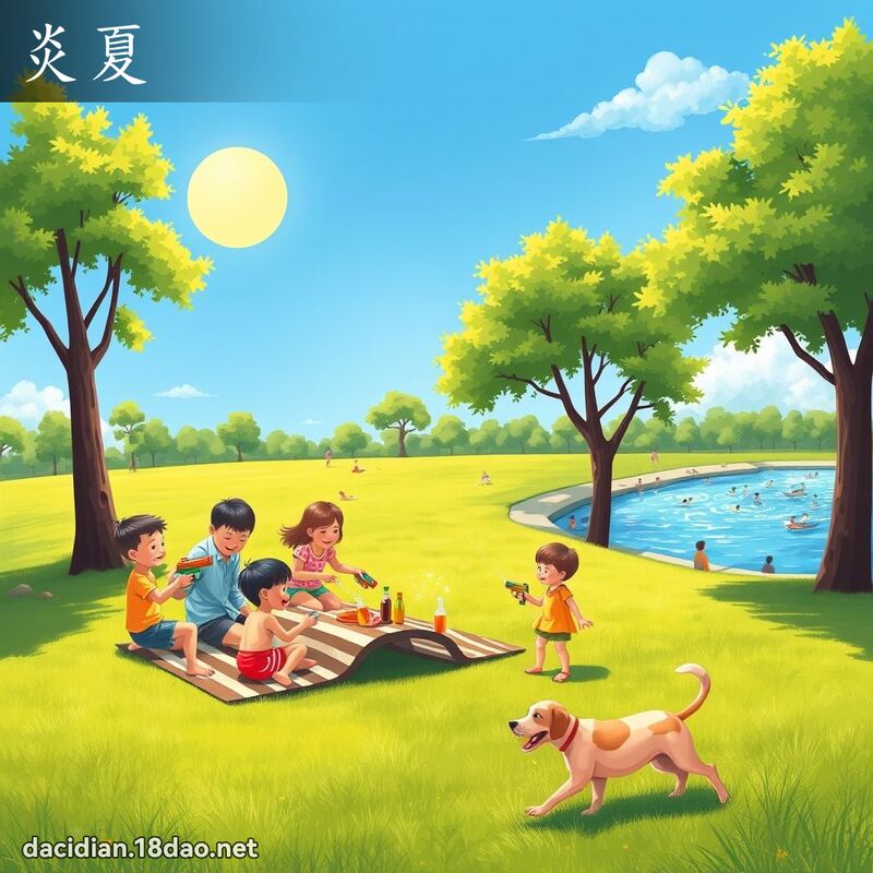 炎夏 - 國語大辭典配圖