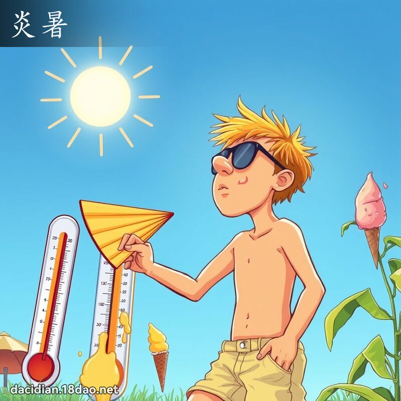 炎暑 - 國語大辭典配圖