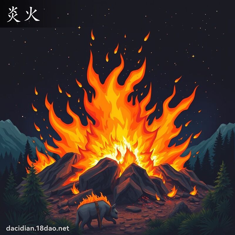 炎火 - 國語大辭典配圖