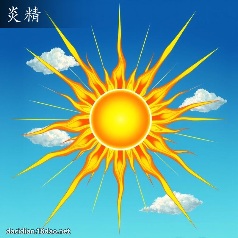 炎精 - 國語大辭典配圖