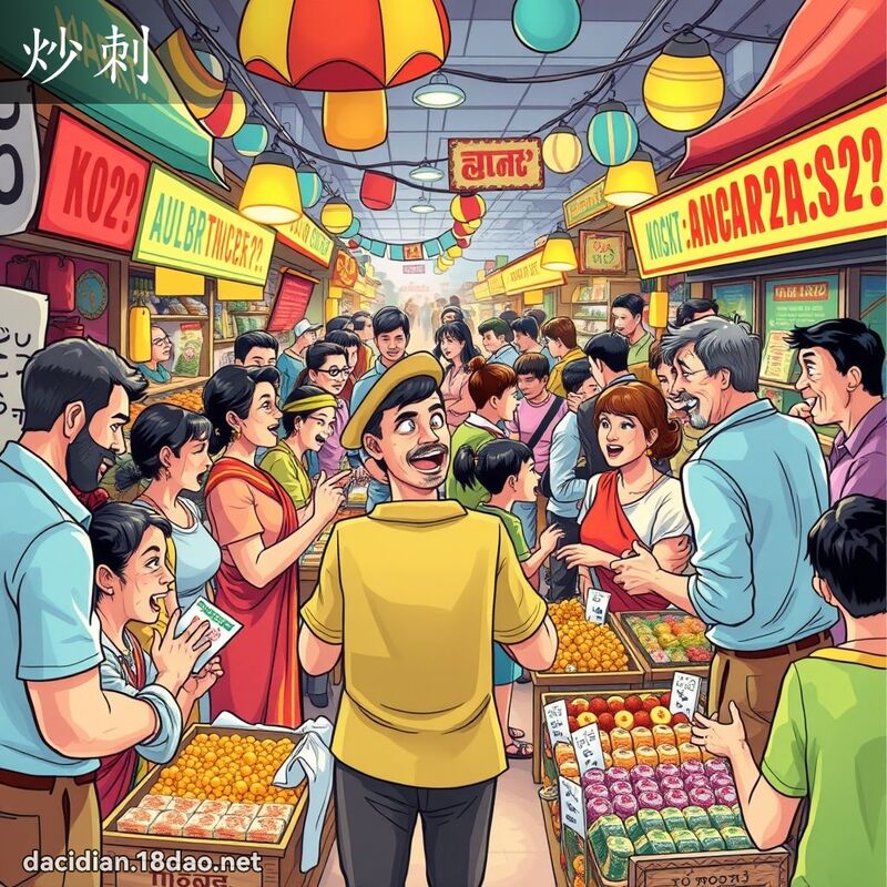 炒刺 - 国语大辞典配图