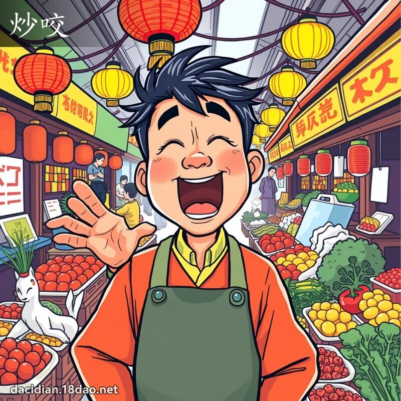 炒咬 - 國語大辭典配圖