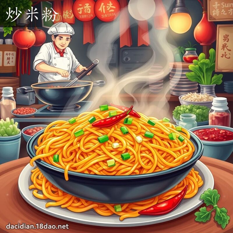 炒米粉 - 國語大辭典配圖