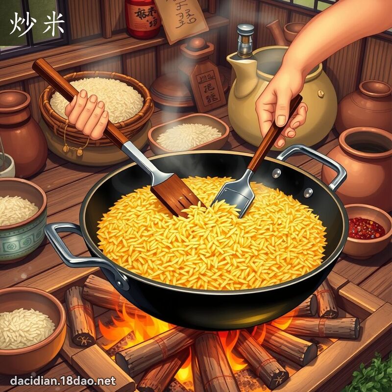 炒米 - 國語大辭典配圖