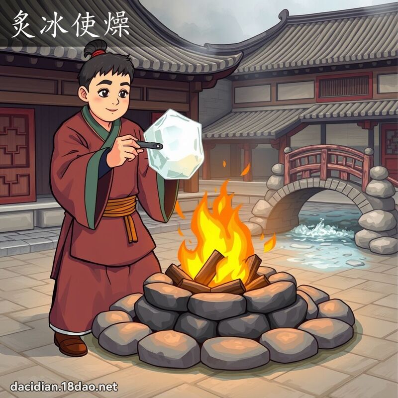 炙冰使燥 - 國語大辭典配圖