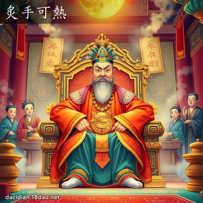 炙手可熱 - 國語大辭典配圖