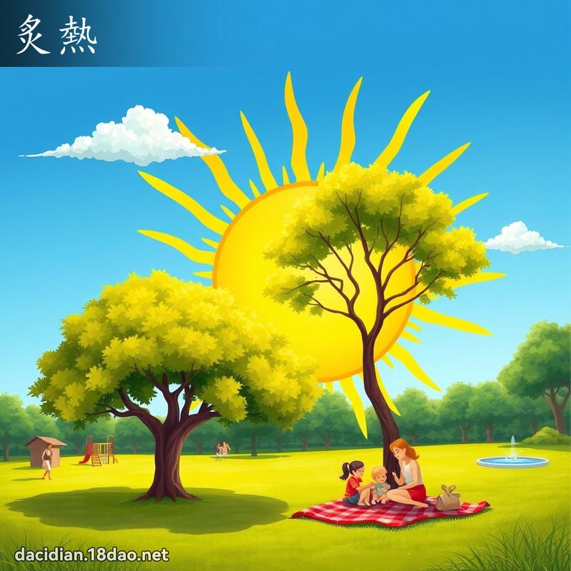 炙熱 - 國語大辭典配圖