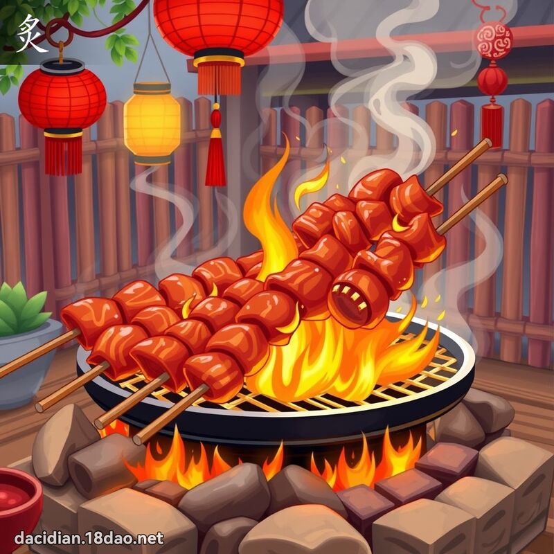 炙 - 國語大辭典配圖