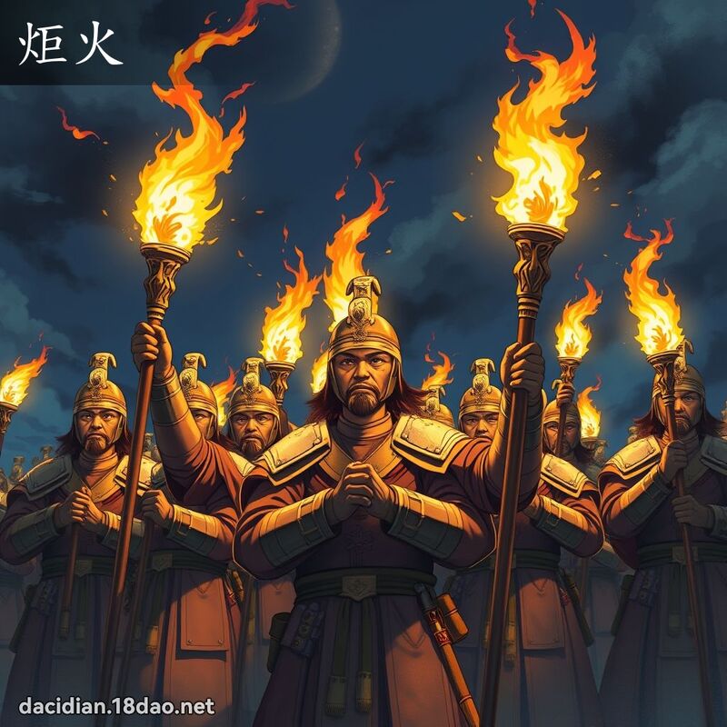 炬火 - 國語大辭典配圖