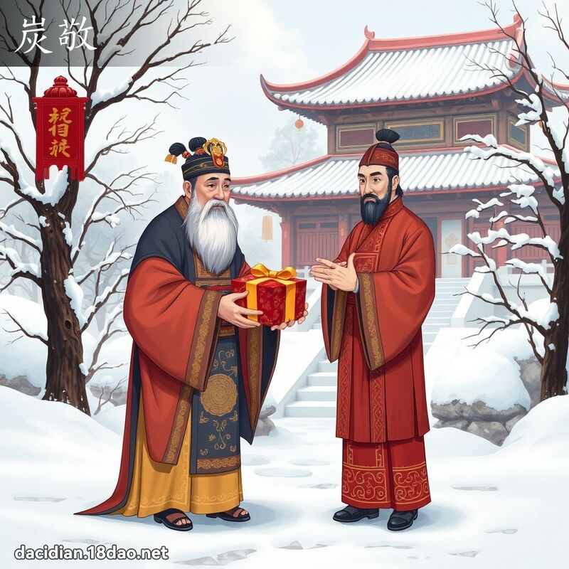 炭敬 - 國語大辭典配圖