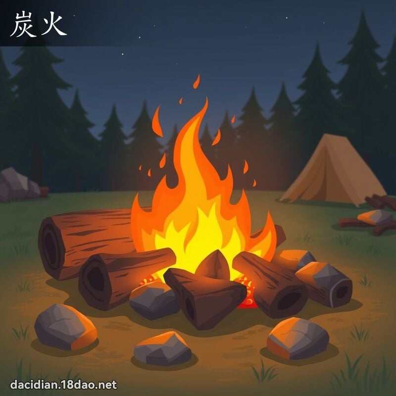 炭火 - 國語大辭典配圖