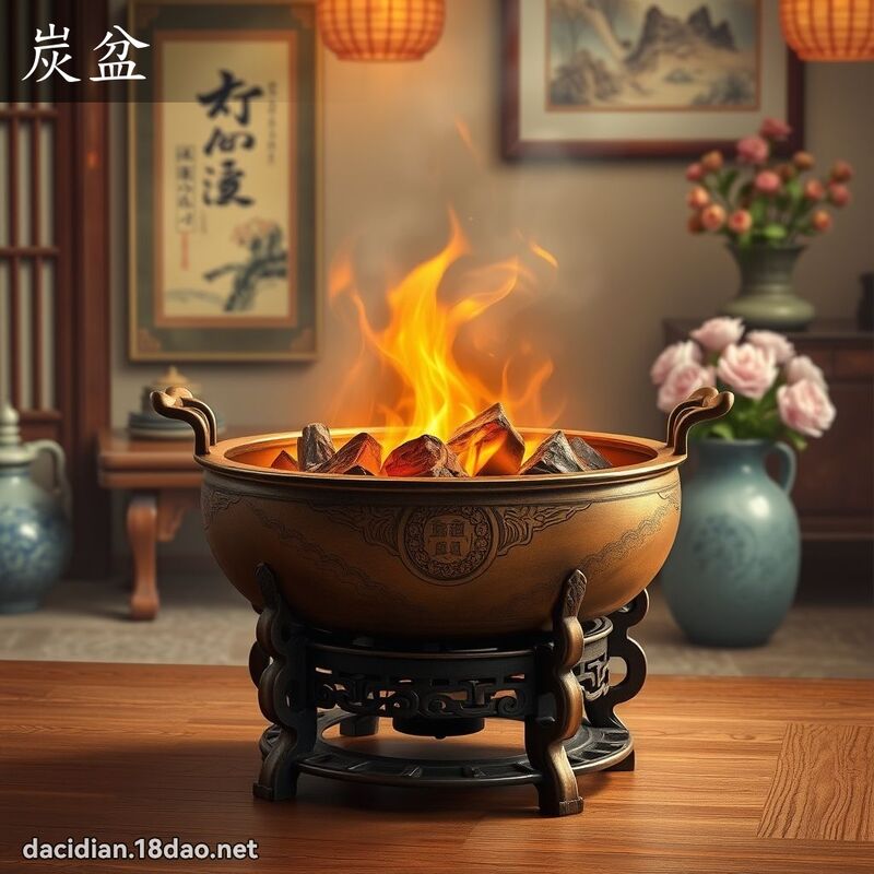炭盆 - 国语大辞典配图