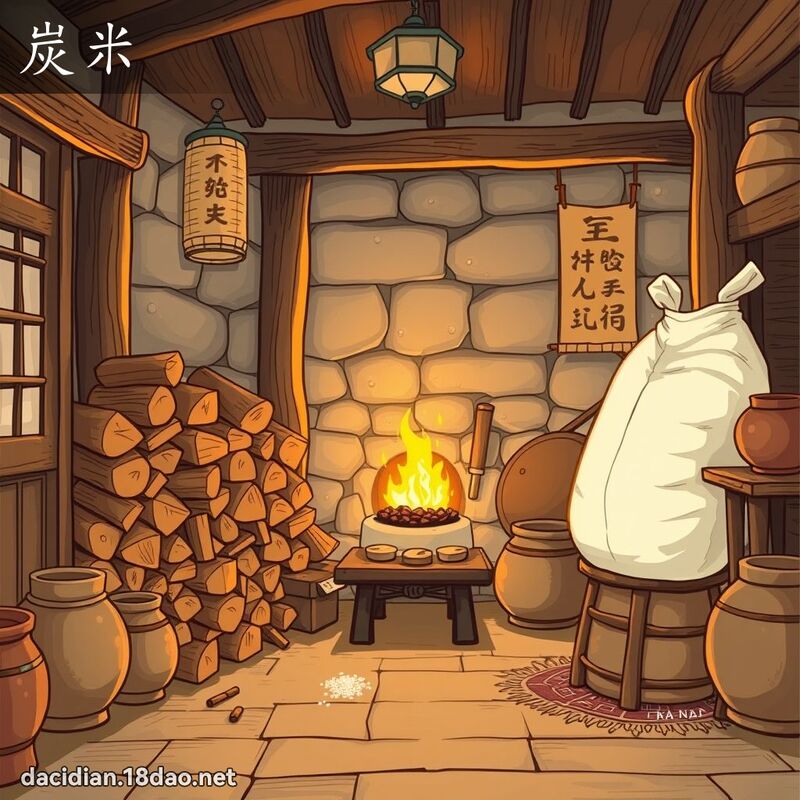 炭米 - 国语大辞典配图