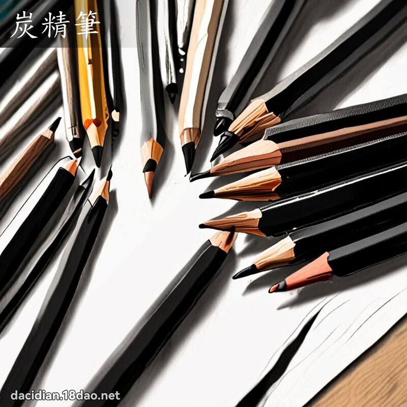 炭精筆 - 國語大辭典配圖