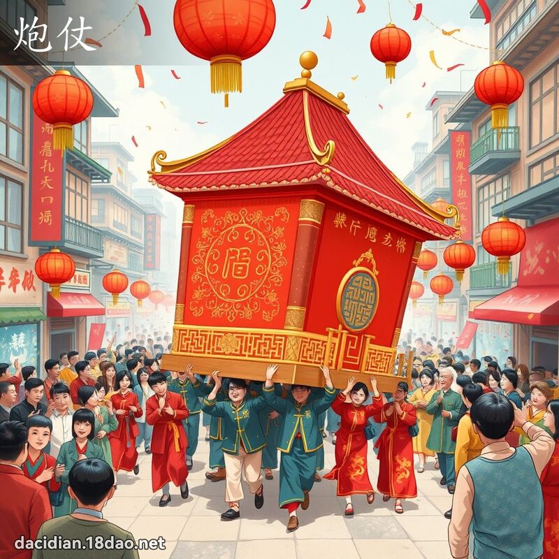 炮仗 - 国语大辞典配图