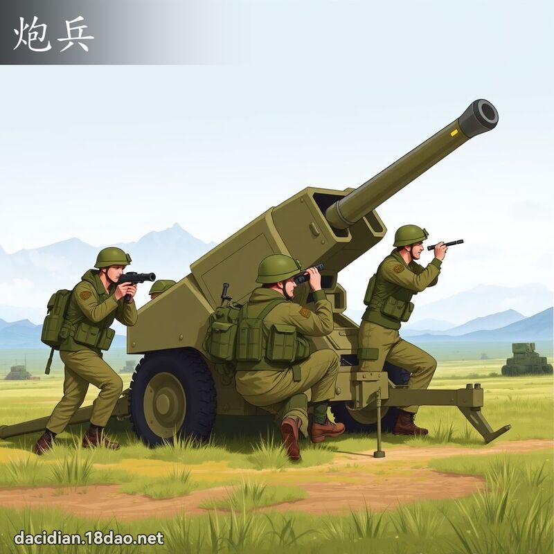 炮兵 - 國語大辭典配圖