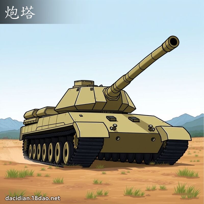 炮塔 - 国语大辞典配图