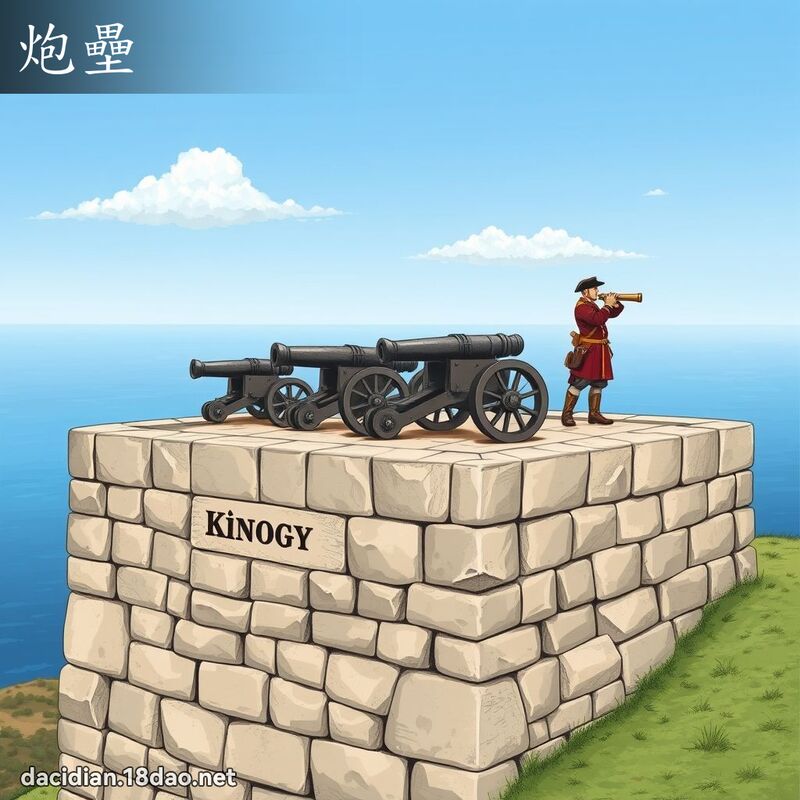 炮壘 - 國語大辭典配圖