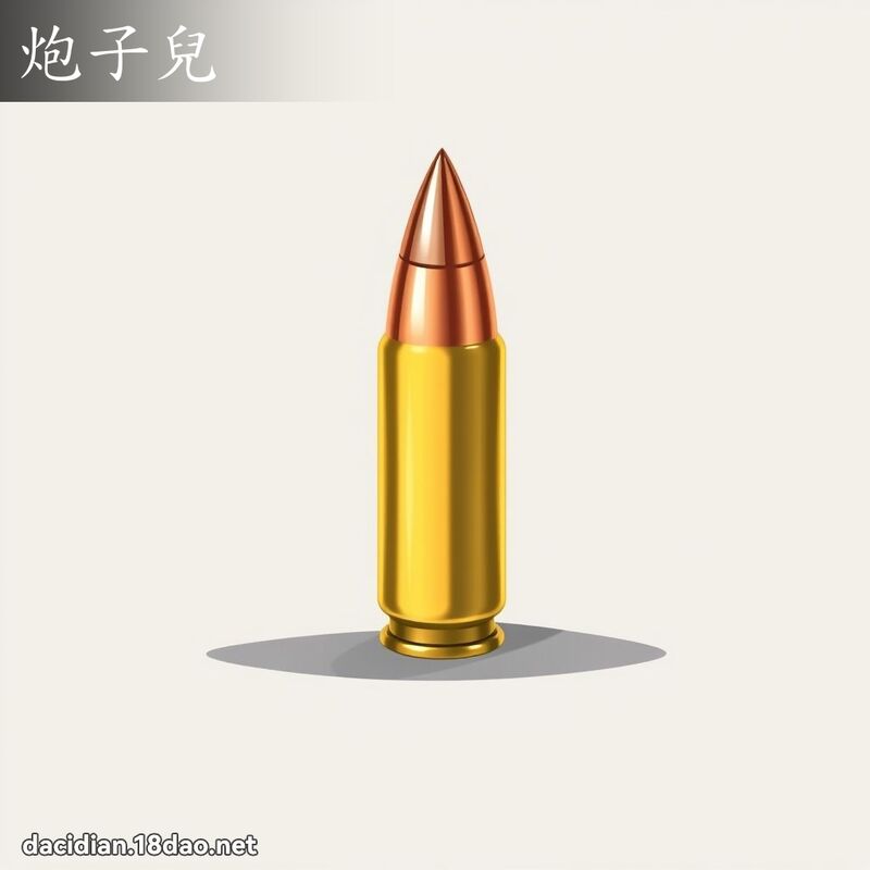 炮子儿 - 国语大辞典配图