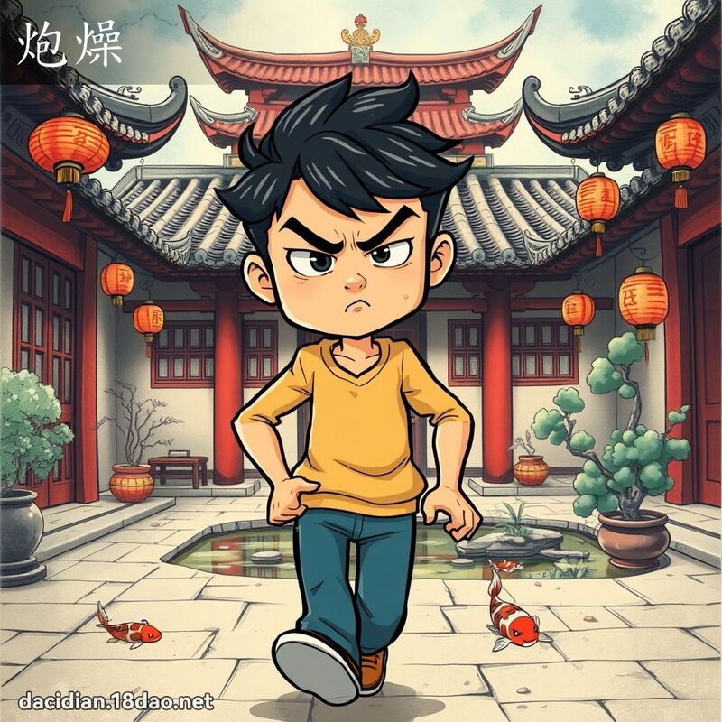 炮燥 - 国语大辞典配图