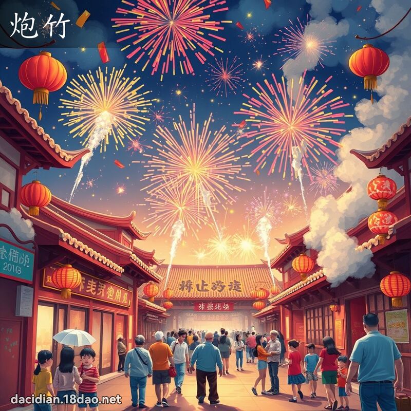 炮竹 - 国语大辞典配图