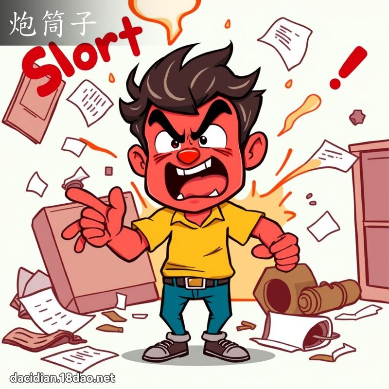 炮筒子 - 國語大辭典配圖