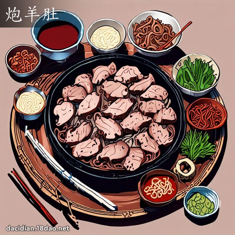 炮羊肚 - 国语大辞典配图