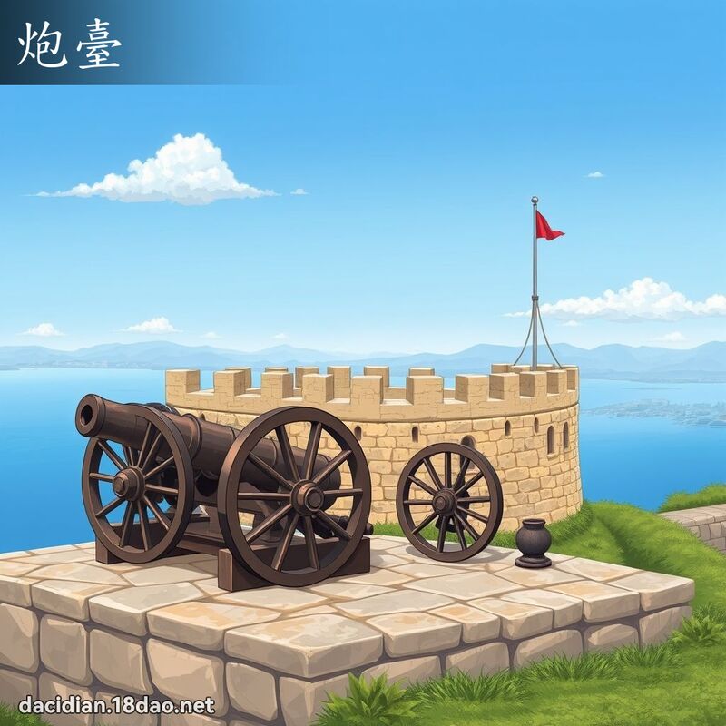 炮台 - 国语大辞典配图