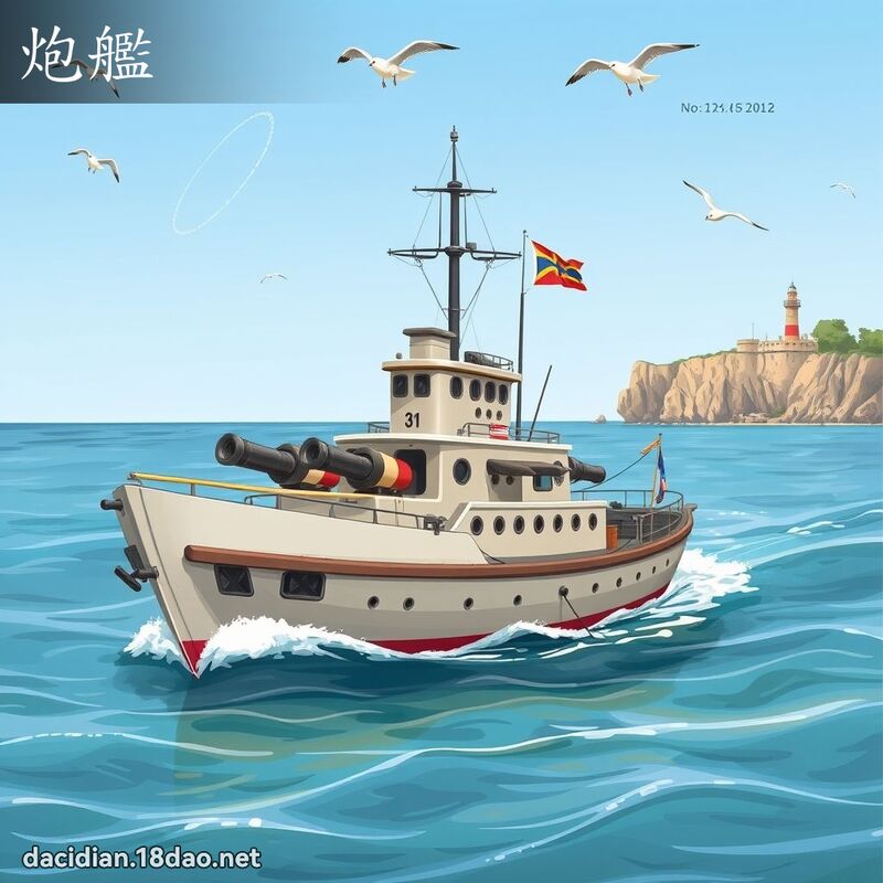 炮舰 - 国语大辞典配图