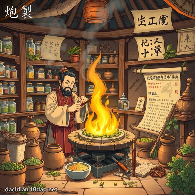炮製 - 國語大辭典配圖