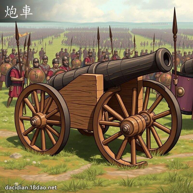 炮车 - 国语大辞典配图