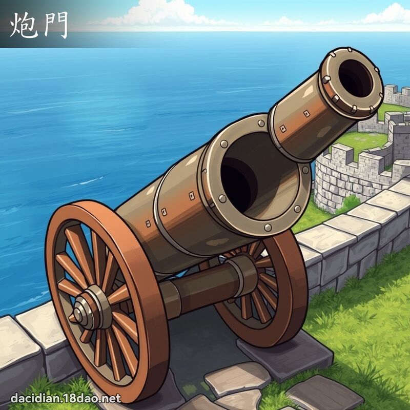 炮门 - 国语大辞典配图
