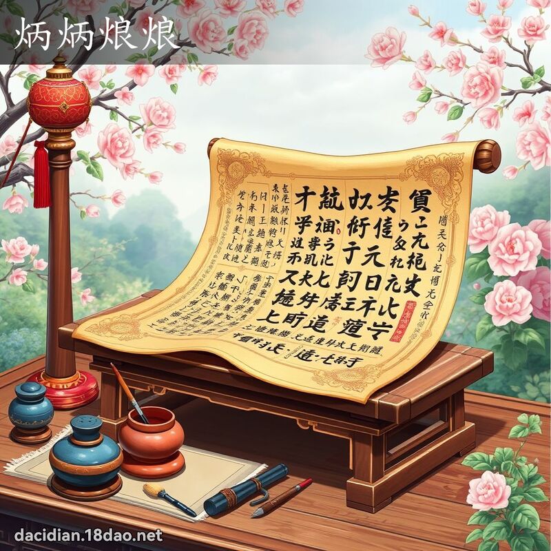 炳炳烺烺 - 國語大辭典配圖