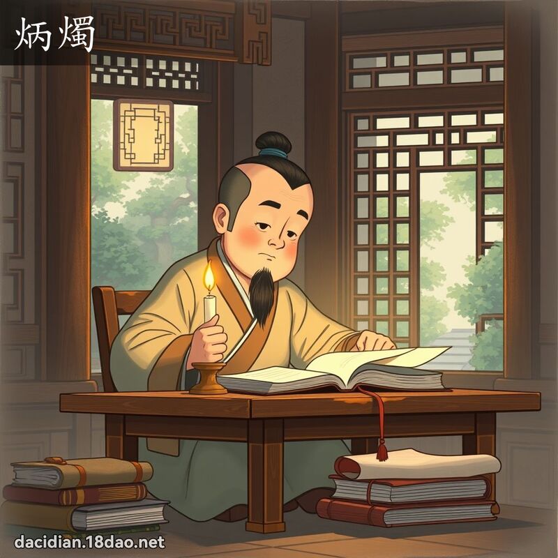 炳烛 - 国语大辞典配图