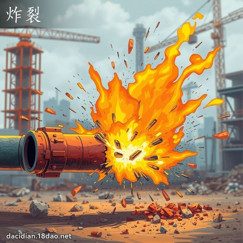 炸裂 - 国语大辞典配图