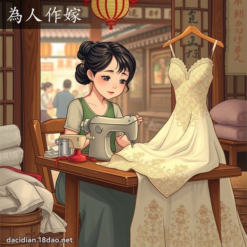 為人作嫁 - 國語大辭典配圖