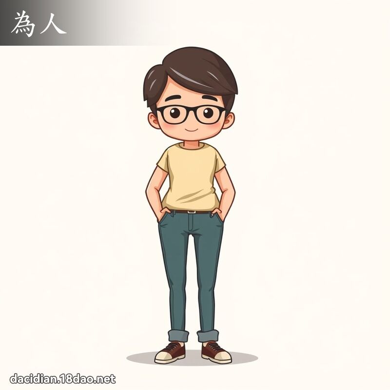 为人 - 国语大辞典配图