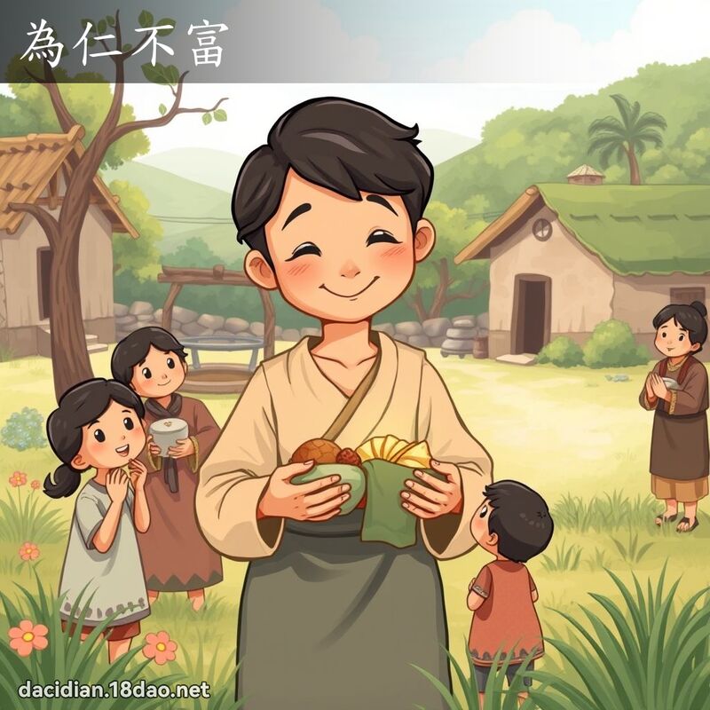 為仁不富 - 國語大辭典配圖