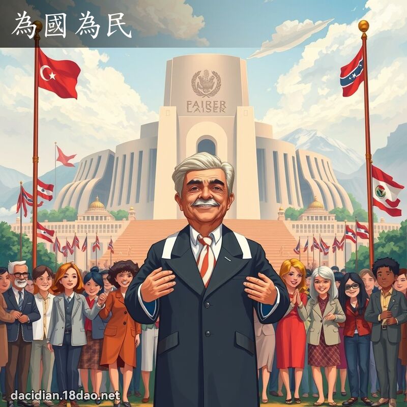 為國為民 - 國語大辭典配圖