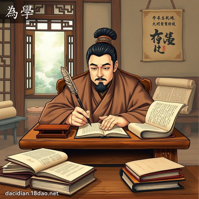 為學 - 國語大辭典配圖