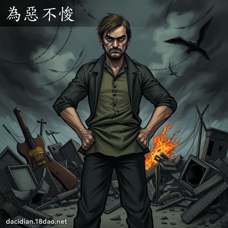 為惡不悛 - 國語大辭典配圖