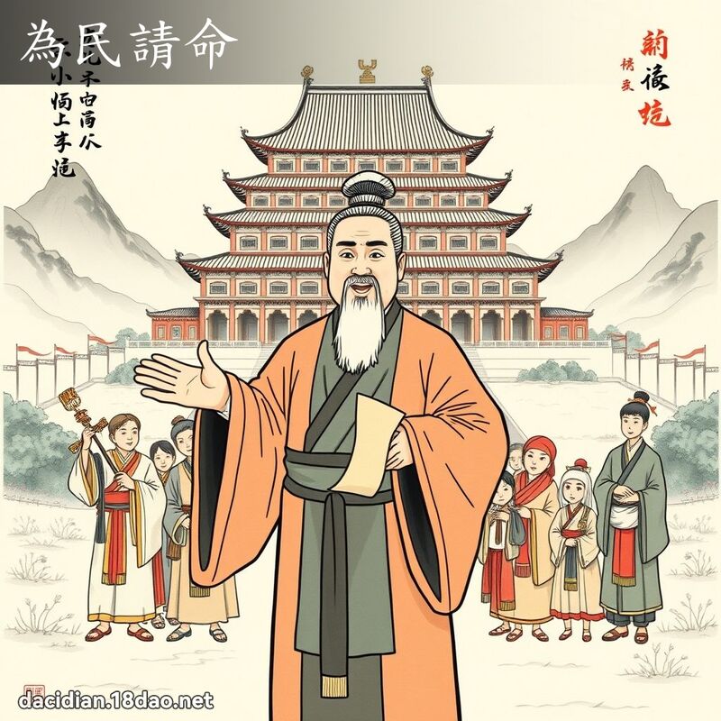 為民請命 - 國語大辭典配圖