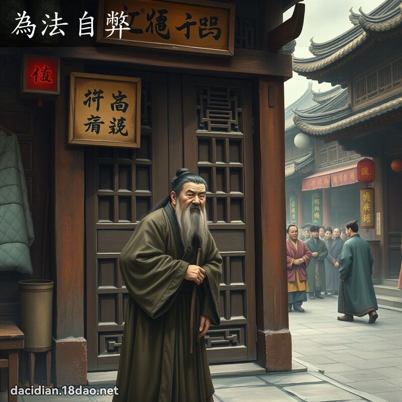 為法自弊 - 國語大辭典配圖