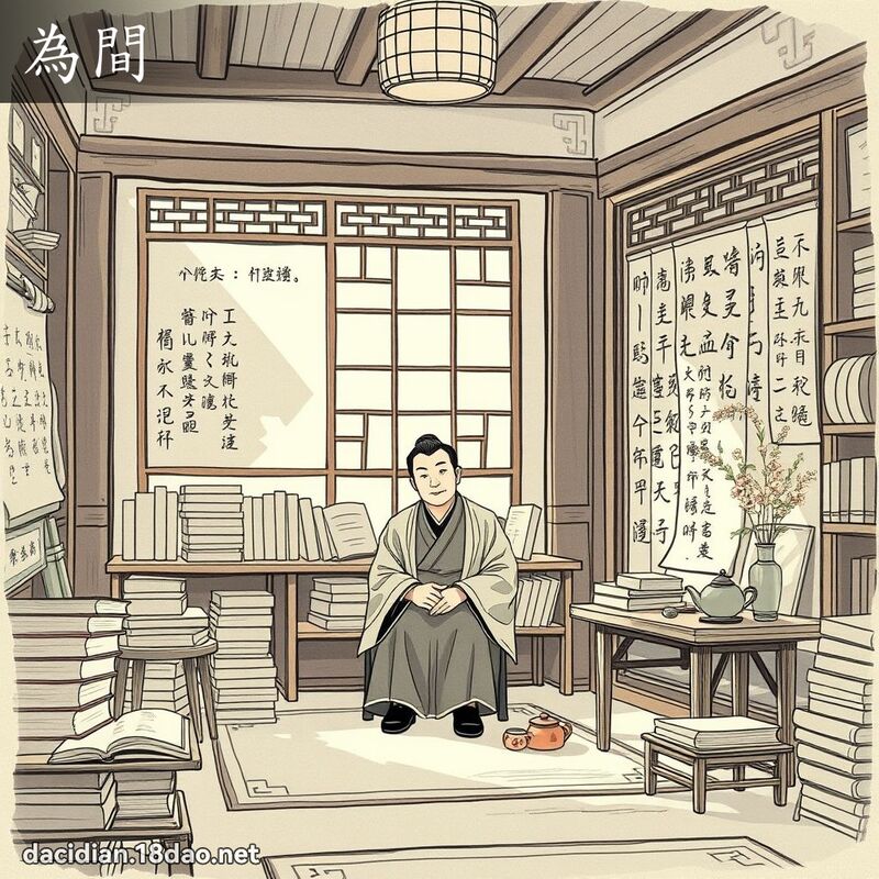 為間 - 國語大辭典配圖