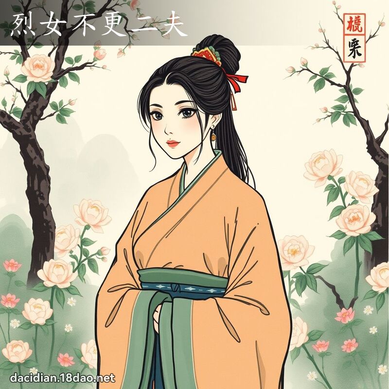 烈女不更二夫 - 國語大辭典配圖