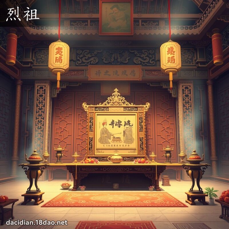 烈祖 - 國語大辭典配圖