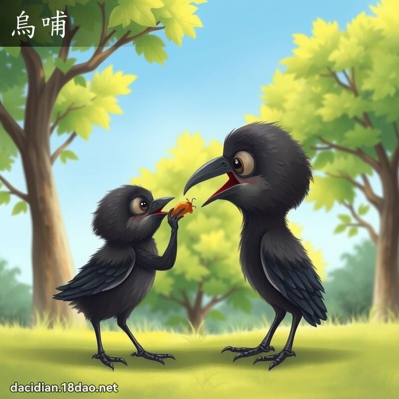 烏哺 - 國語大辭典配圖