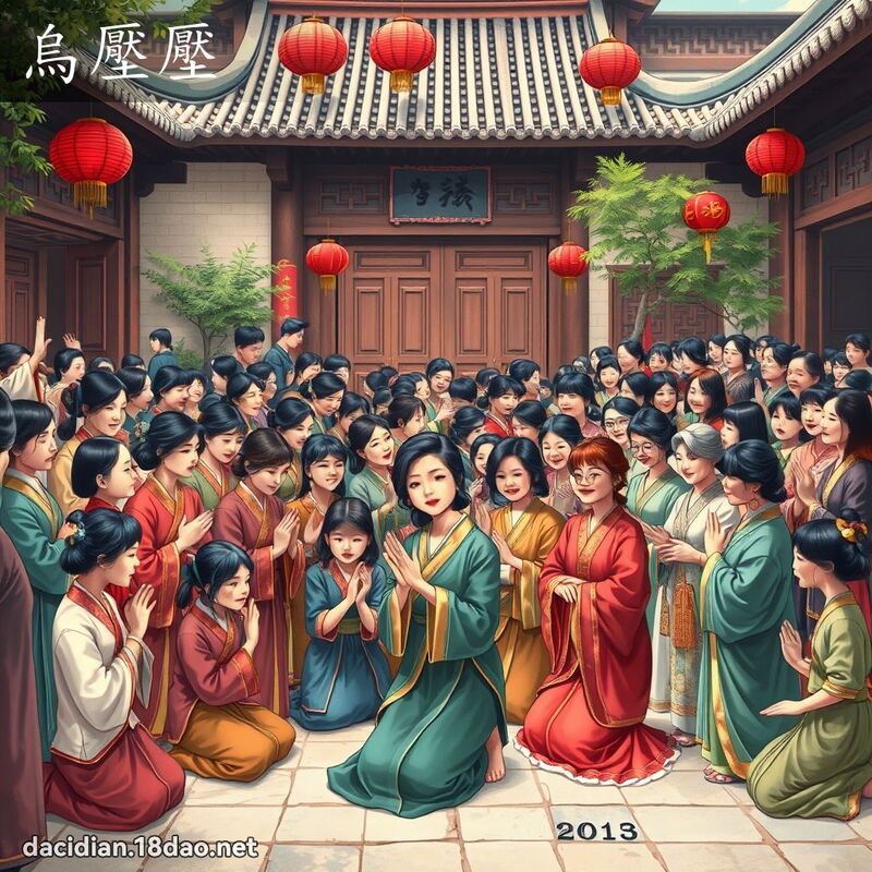 烏壓壓 - 國語大辭典配圖