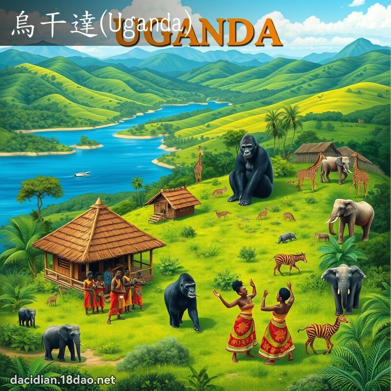 烏干達(Uganda) - 國語大辭典配圖