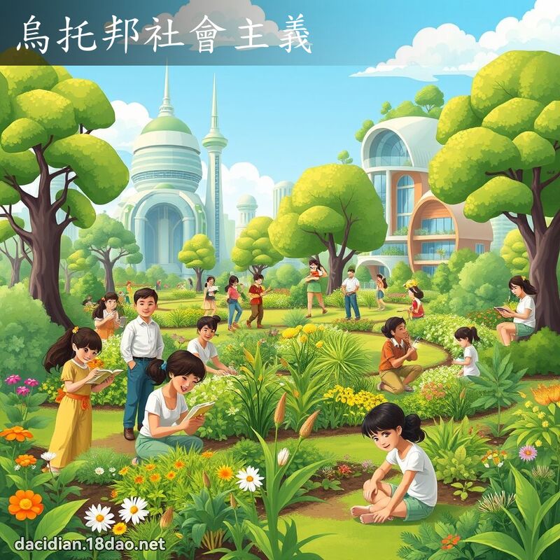 烏托邦社會主義 - 國語大辭典配圖
